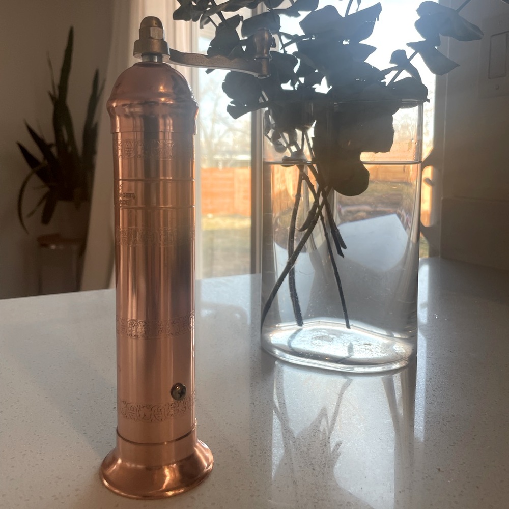 Atlas Copper Pepper Mill